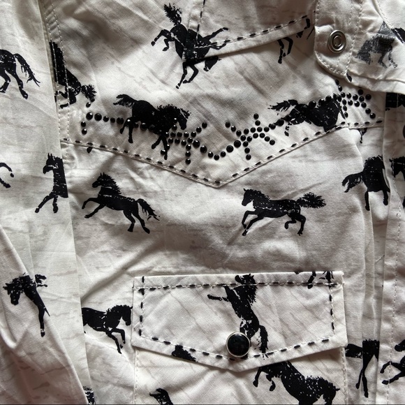 western pearl snap 🐎 COWGIRL HARDWARE brand - Picture 2 of 4